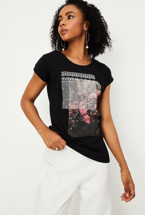 Women Graphic Printed T-shirt