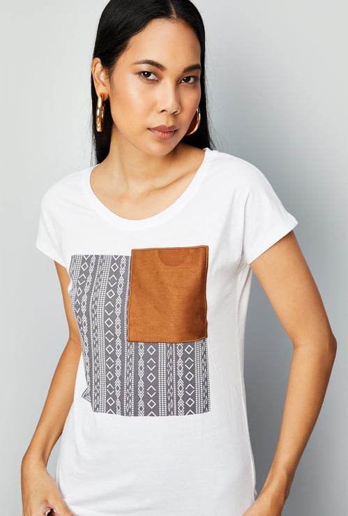 Women Printed Cotton T-shirt