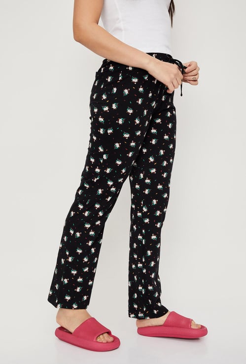 Women Printed Elasticated Pyjamas