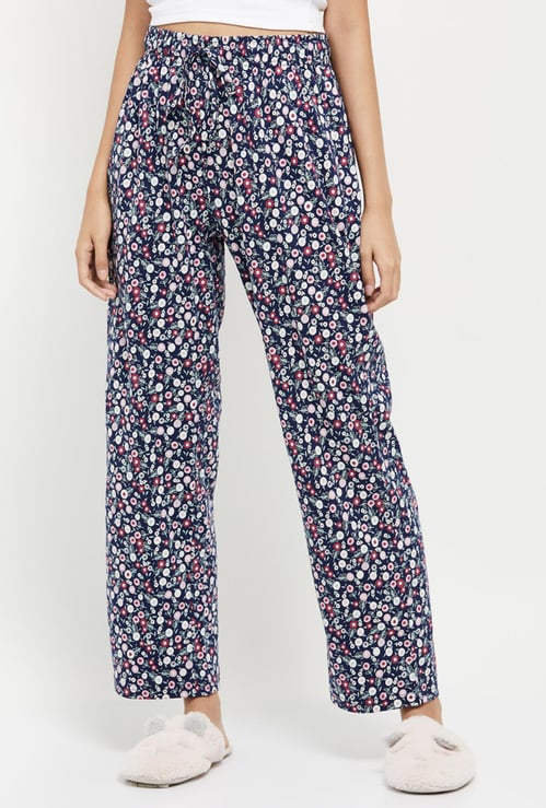 Women Printed Elasticated Pyjamas 