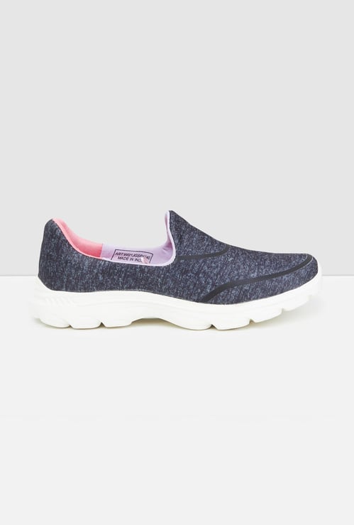 Girls Solid Slip-On Sports Shoes