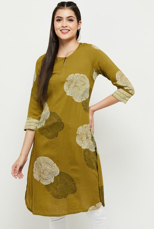 Women Printed Straight Kurta