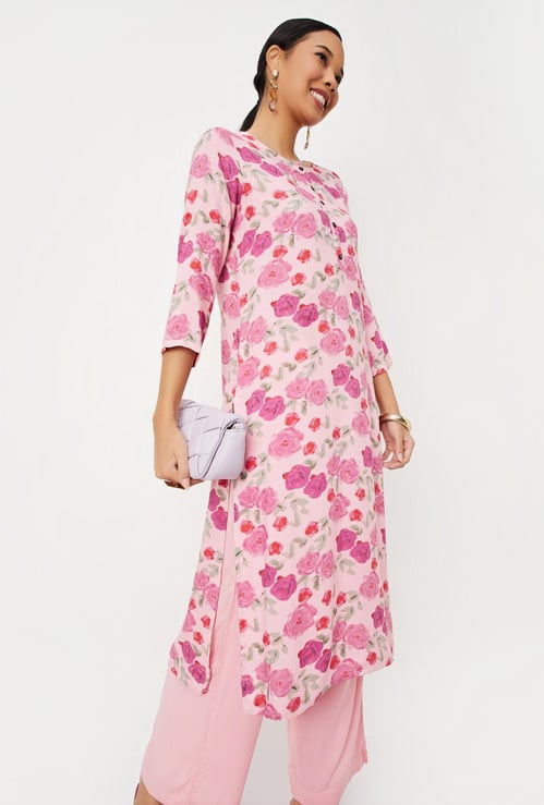 Women Printed Kurta with Palazzos