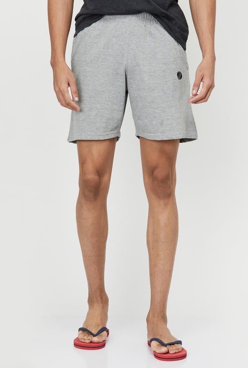 Men Solid Lounge Shorts 