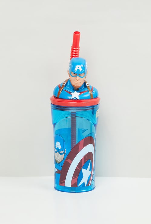 Kids Captain America Printed Sipper Tumbler