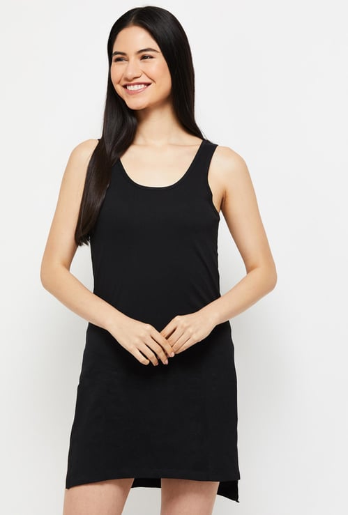 Women Solid Long Camisole 