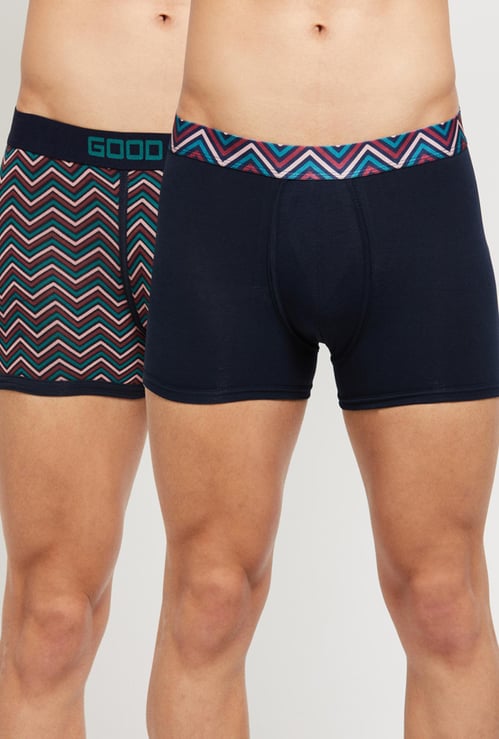 Men Graphic Print Trunk - Pack of 2 