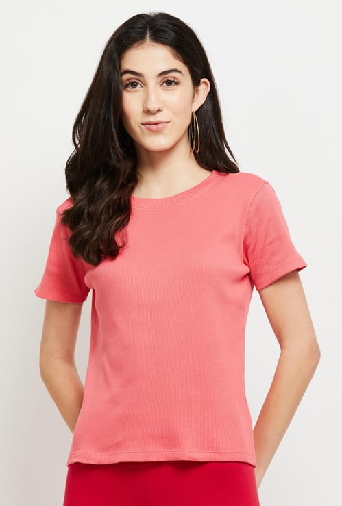 Women Ribbed T-shirt