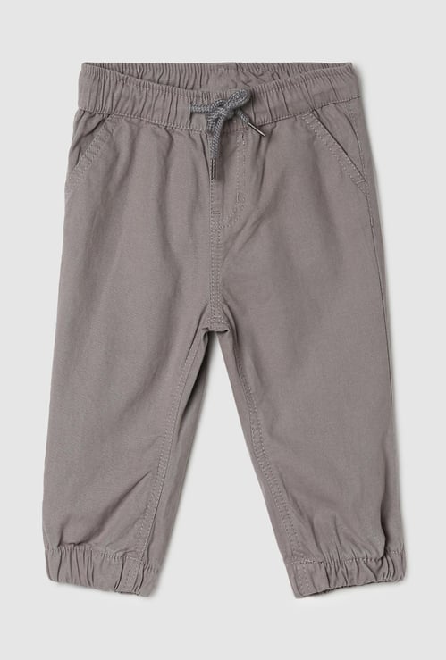 Boys Solid Elasticated Joggers