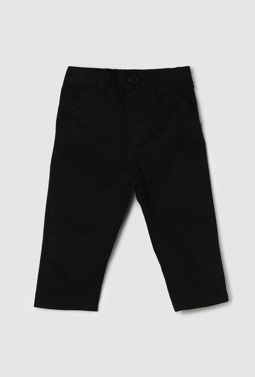 Boys Solid Woven Trousers