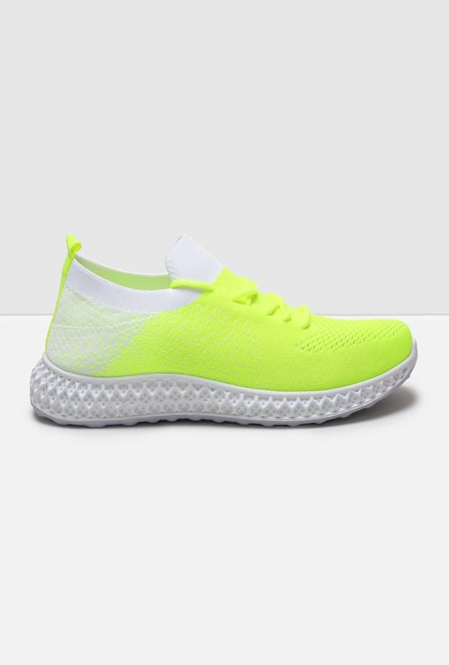 Women Colourblock Lace-Up Sports Shoes