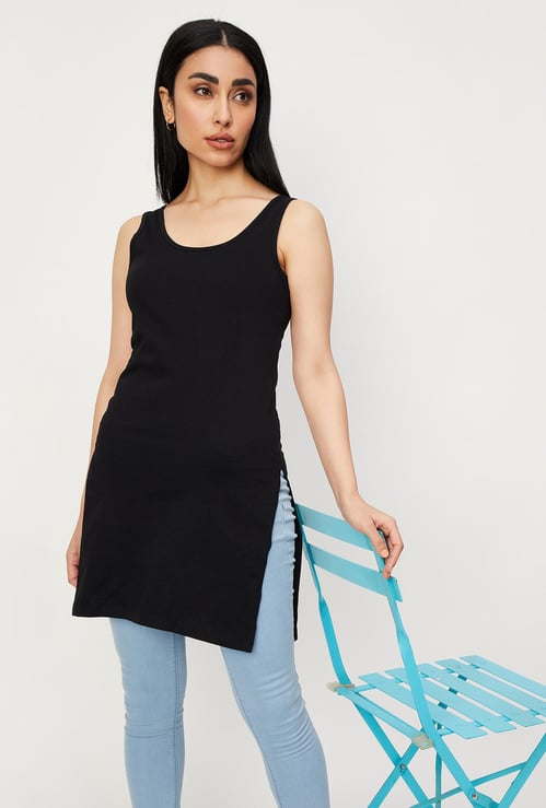 Women Solid Long Camisole