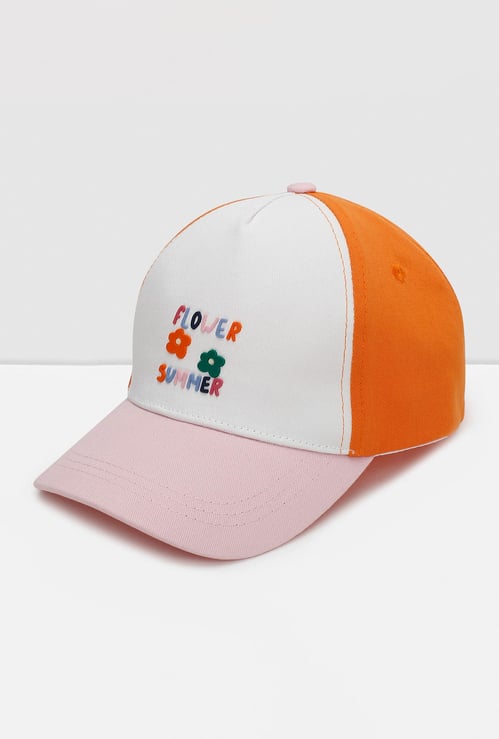 Girls Colourblock Baseball Cap