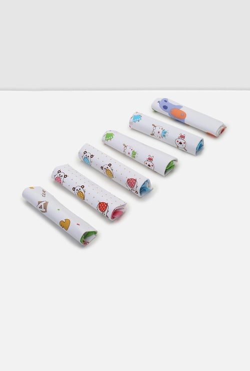 Kids Printed Handkerchief - Pack of 6