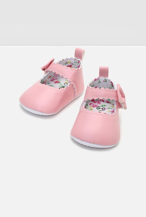 Girls Bow-Detailed Mary Jane Booties