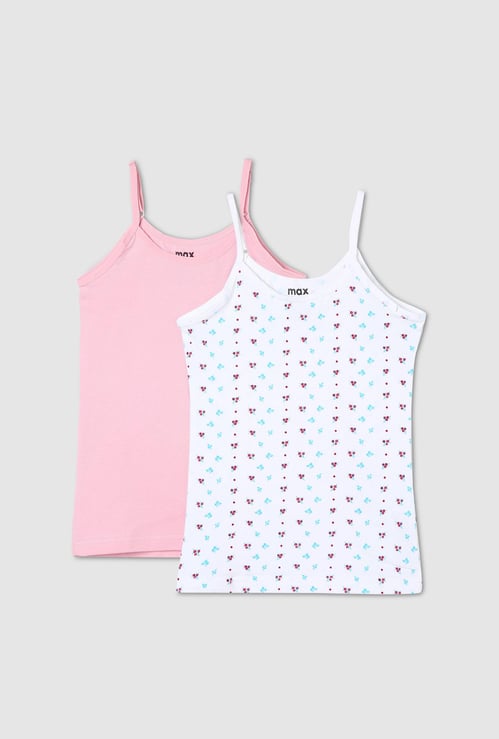 Girls Assorted Camisole - Pack of 2