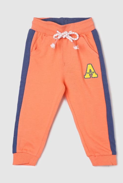 Boys Colourblock Panelled Joggers