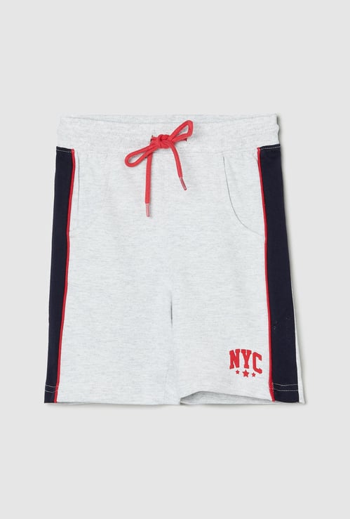 Boys Panelled Drawstring Shorts