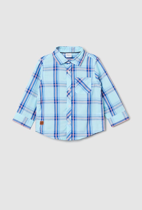 Boys Checked Full Sleeve Shirt