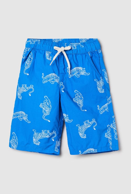 Boys Printed Bermuda Shorts