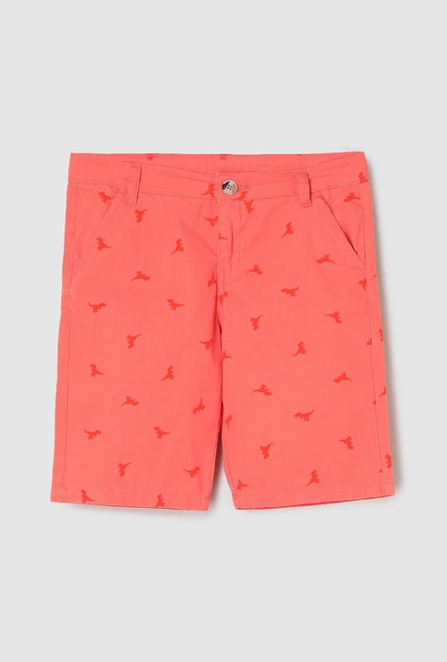 Boys Printed Bermuda Shorts