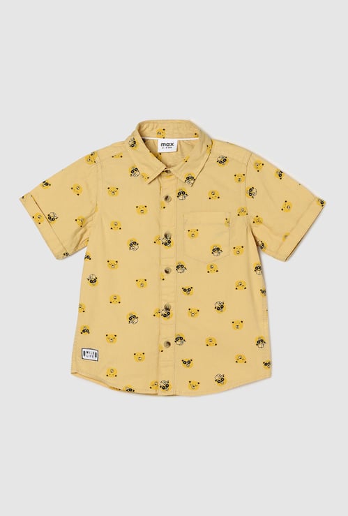 Boys Printed Casual Shirt