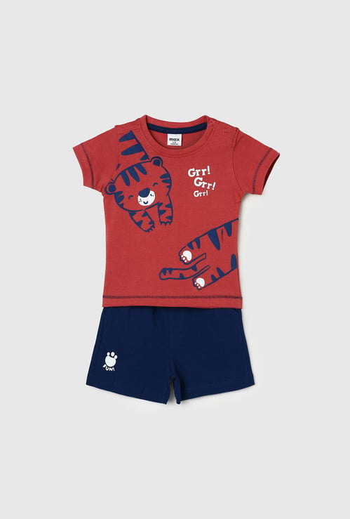 Boys Graphic Sleepwear Shorts Set