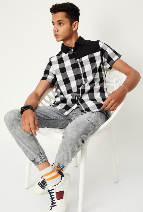 Boys Checked Casual Shirt