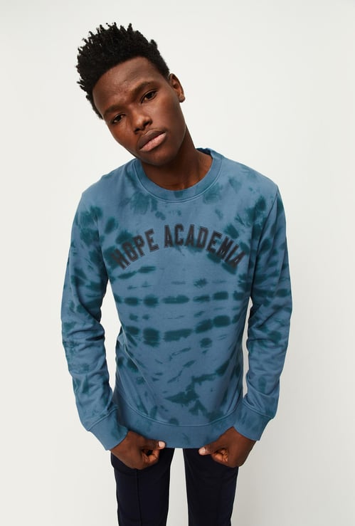 Men Tie & Dye Athleisure Sweatshirt