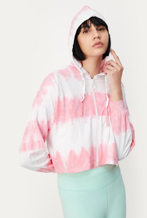 Women Tie & Dye Hooded Sweatshirt