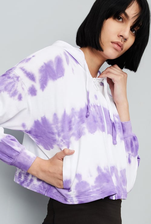 Women Tie & Dye Hooded Sweatshirt