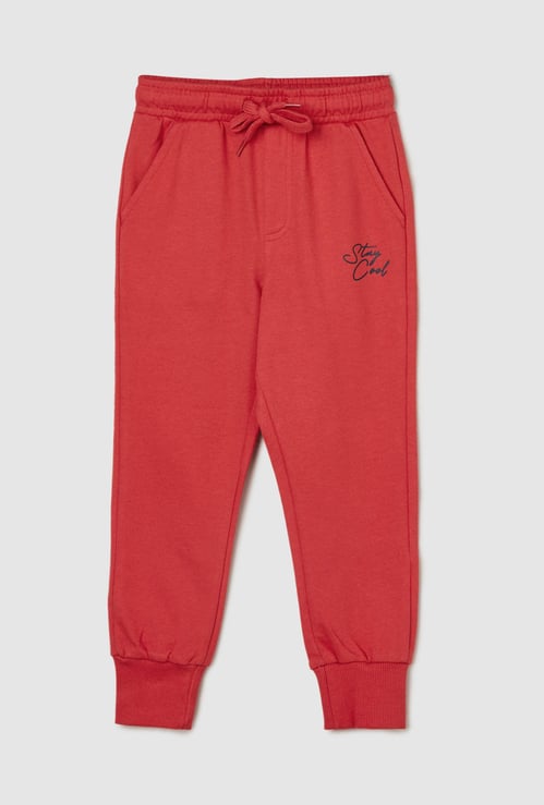 Boys Cotton Casual Joggers