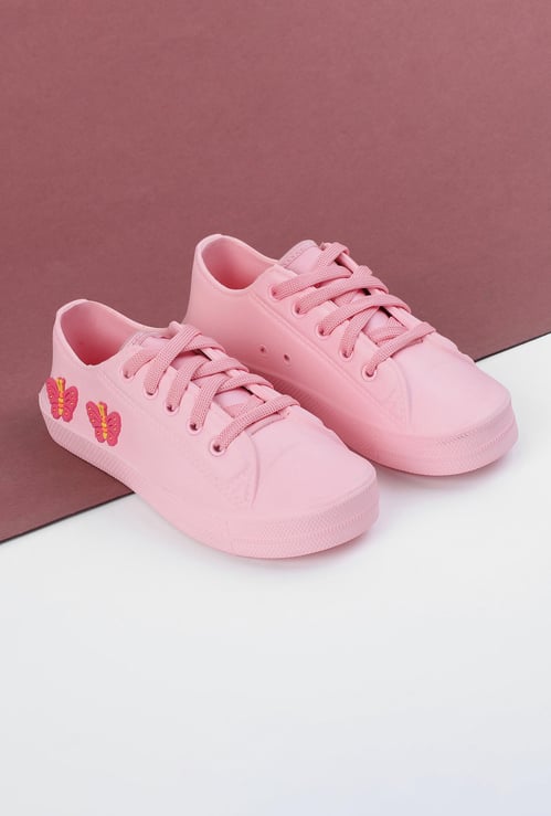 Girls Butterfly Moulded Wash & Wear Shoes