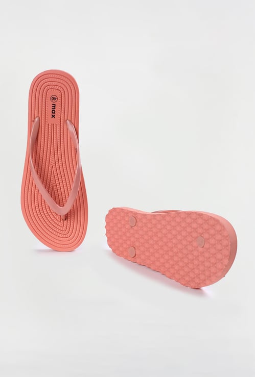 Women Textured Flip Flops