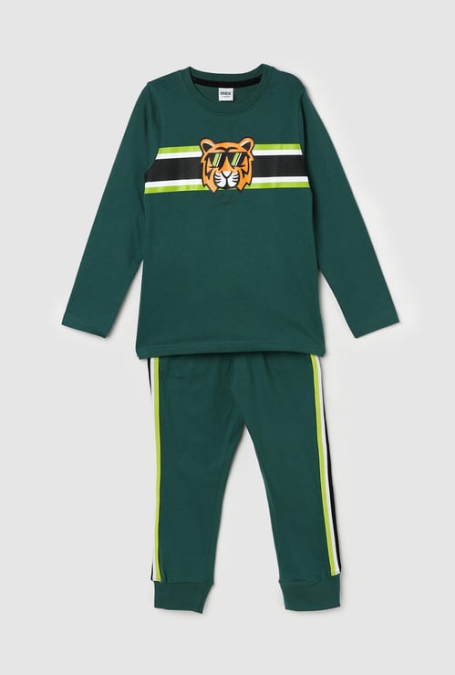 Boys Printed Sleepwear Set