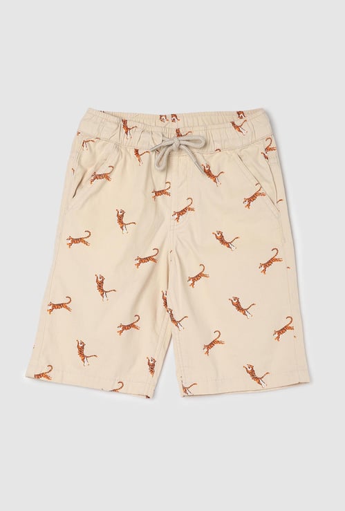 Boys Printed Bermuda Shorts