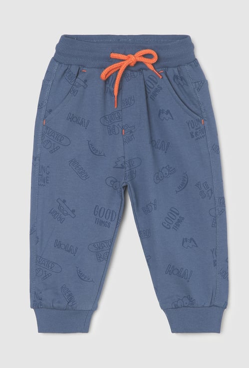 Boys Printed Elasticated Joggers