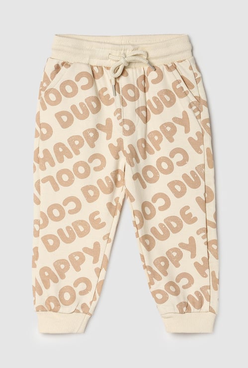 Boys Printed Elasticated Joggers