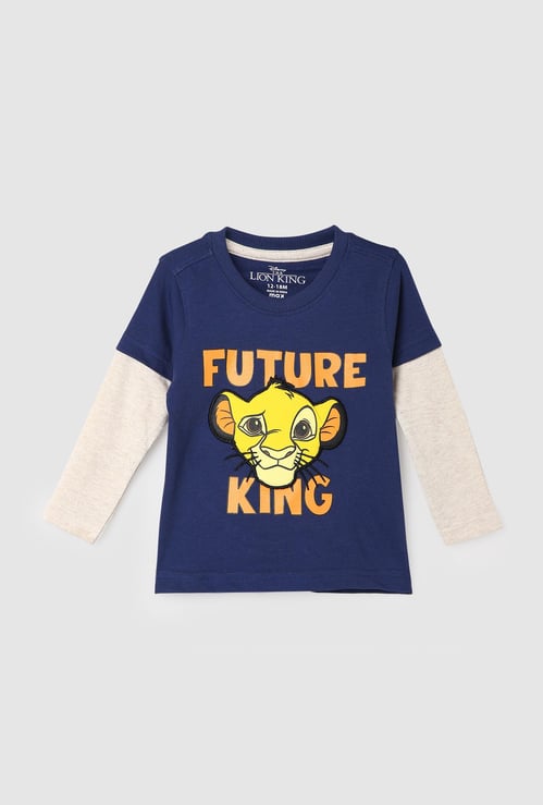 Boys Lion King Printed T-shirt