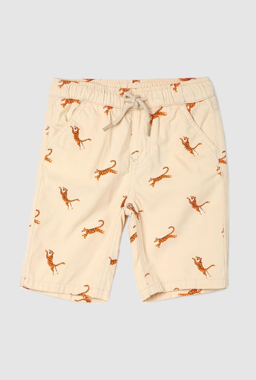 Boys Printed Bermuda Shorts