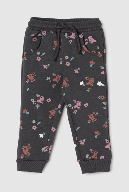 Girls Printed Elasticated Joggers