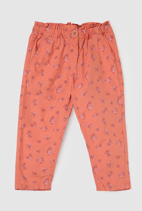 Girls Printed Trousers