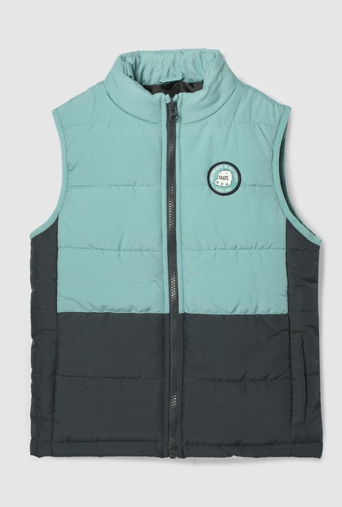 Boys Colourblocked Gilet