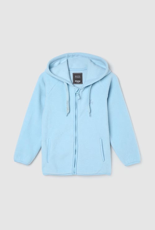 Boys Front-Open Hooded Jacket