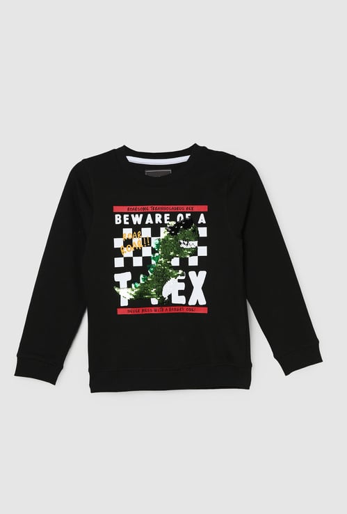 Boys Graphic Printed Sweatshirt