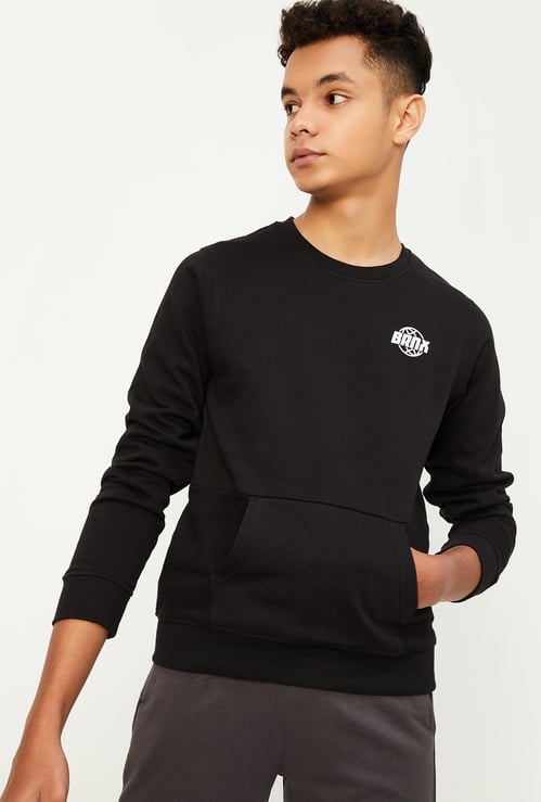 Boys Solid Sweatshirt