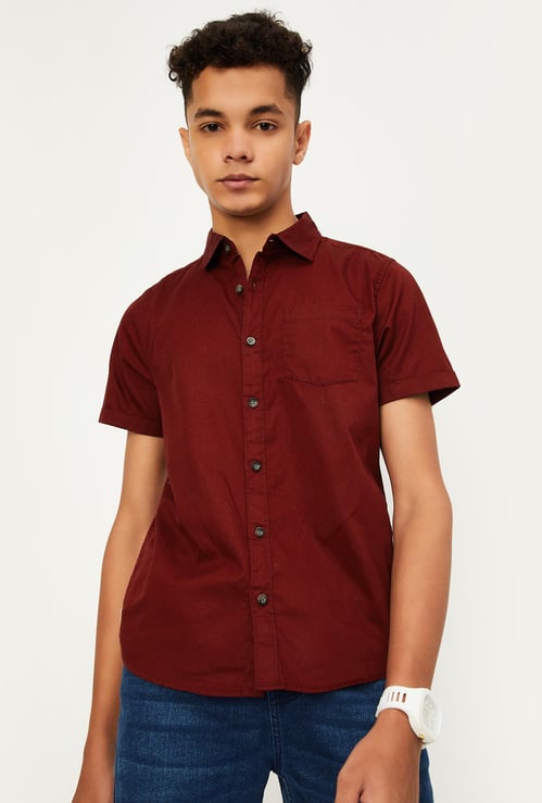 Boys Solid Shirt