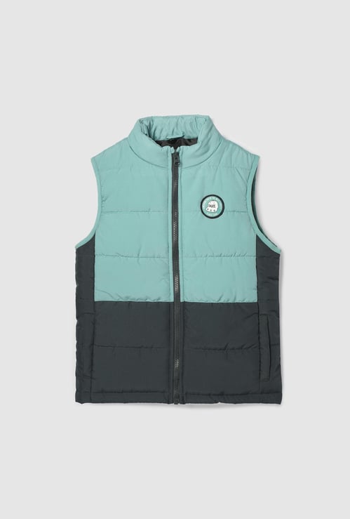 Boys Colourblocked Gilet