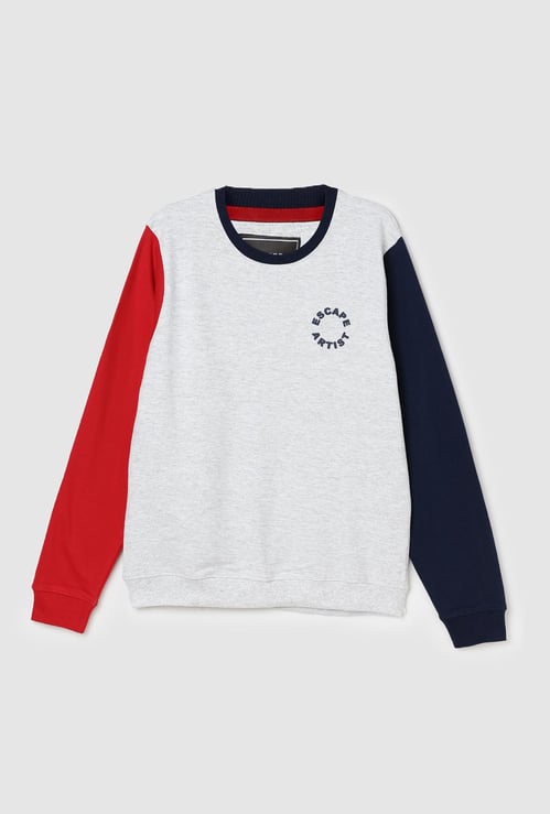 Boys Colourblock Sweatshirt