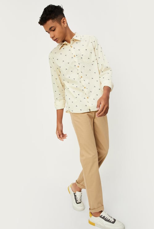 Boys All-Over Printed Shirt